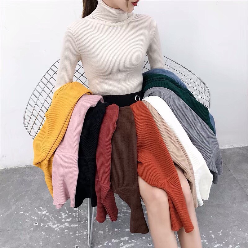 ÁO LEN CỔ 3 PHÂN THỜI TRANG CAO CẤP