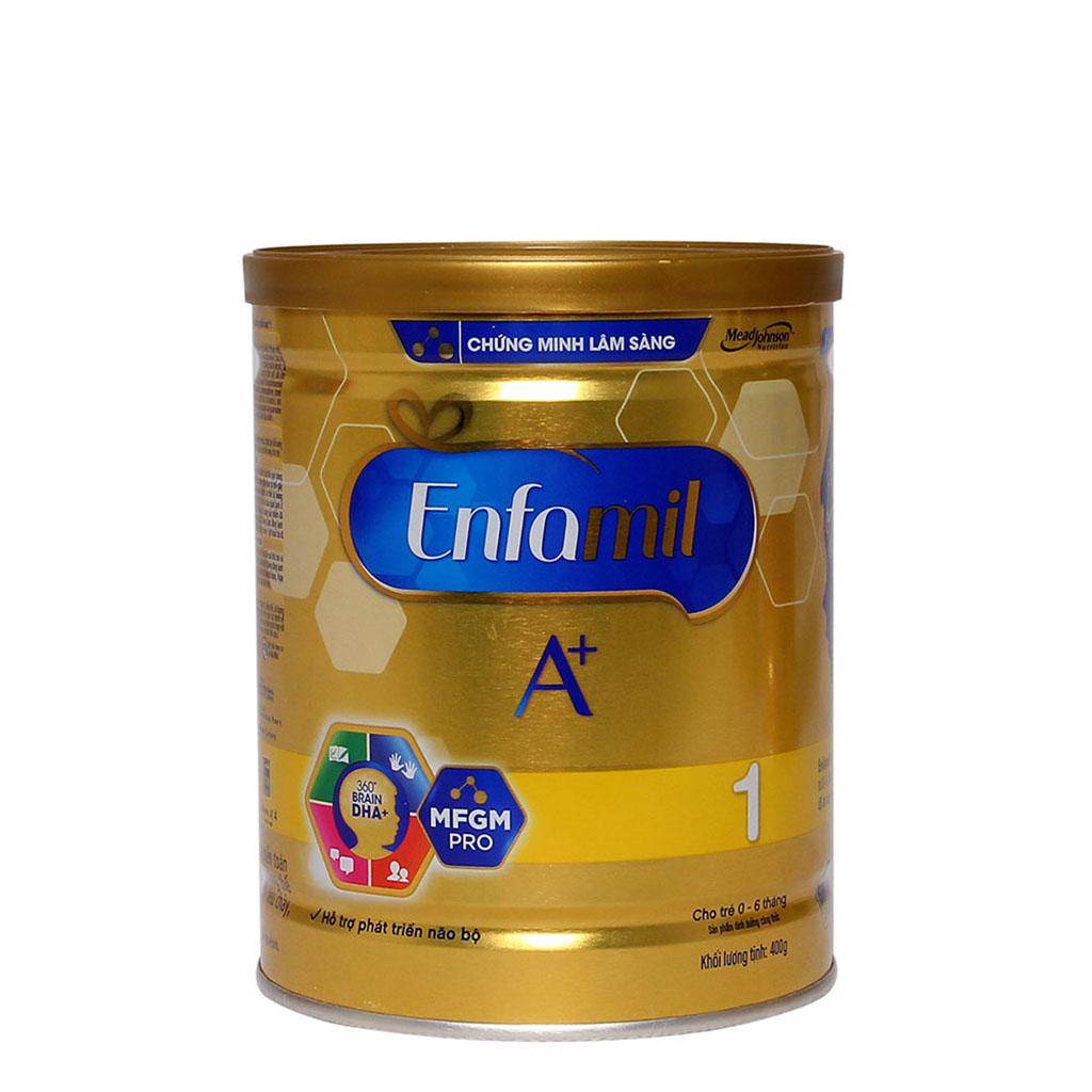 Sữa Bột Enfamil A+ 1 - Hộp 400g (Cho trẻ từ 0~6 tháng tuổi)