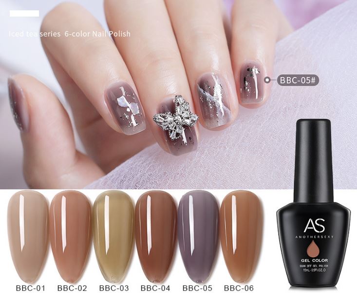 [HCM]Sơn Gel Thạch AS Mã BBC 15ml - Chai đen