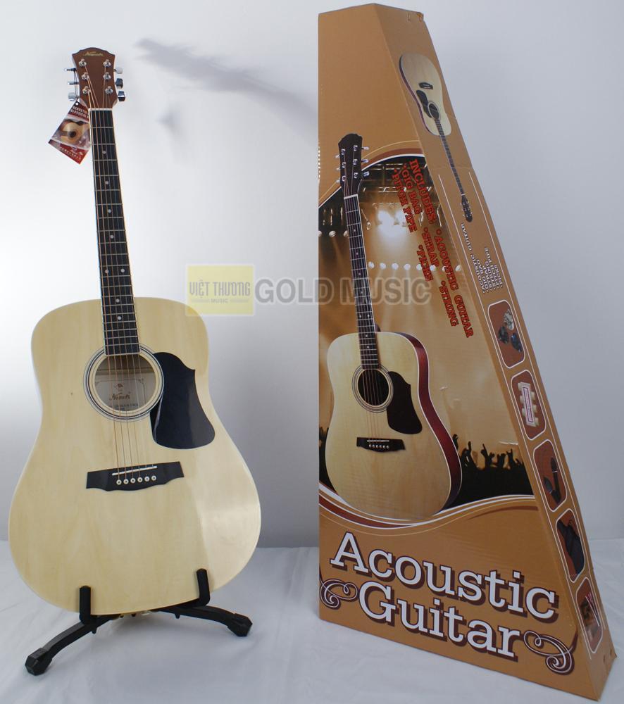 Đàn Guitar Acoustic Kapok LD14 4/4 ( tặng bao + 3 phím + capo )