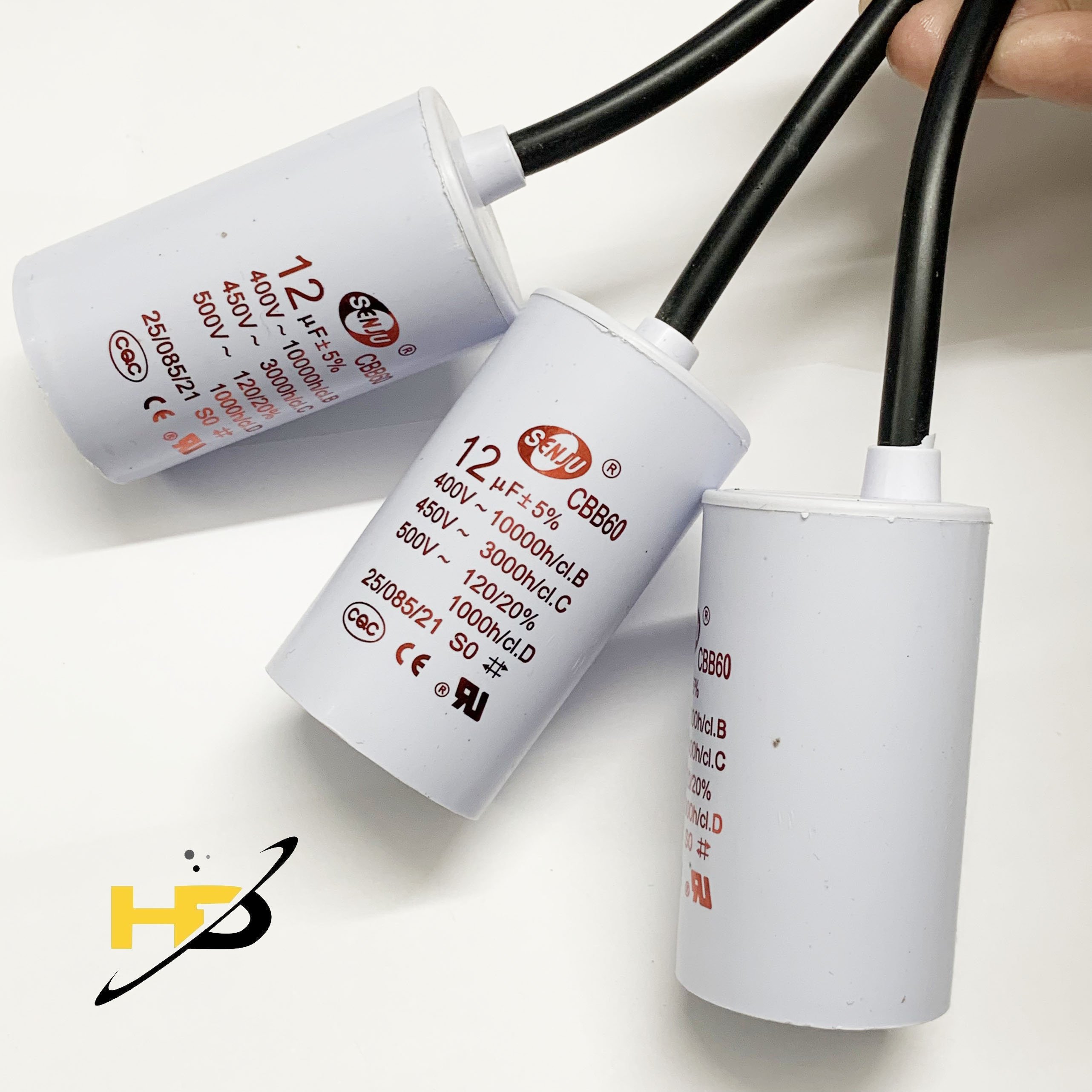 Tụ khởi động senju cbb60 12uf 450v 5% động cơ xoay chiều loại tốt