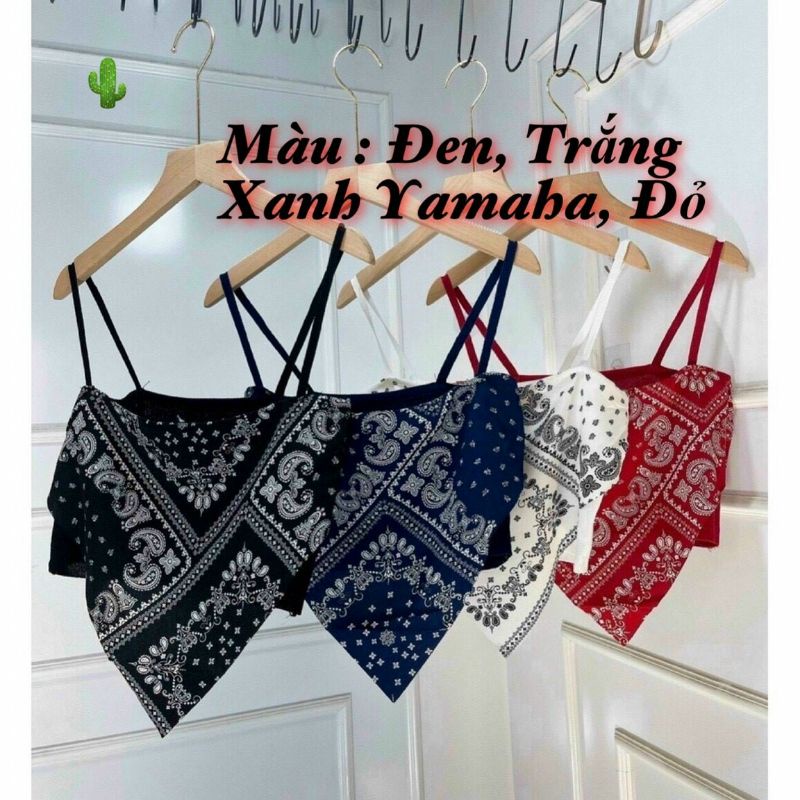 [HCM]Áo yếm thổ cẩm chéo đủ màu