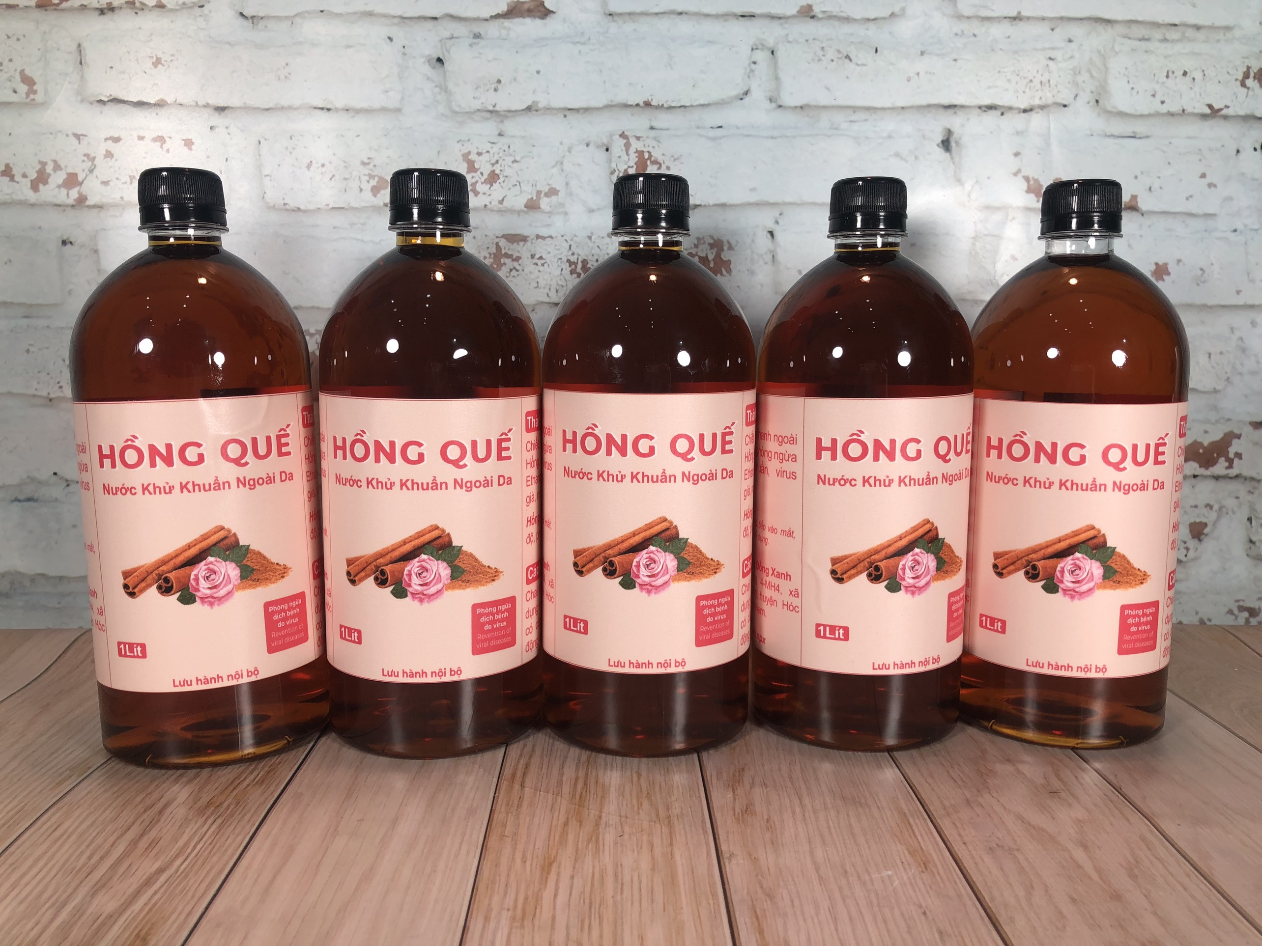 HỒNG QUẾ [nước rửa tay khử khuẩn], chai 1 lit