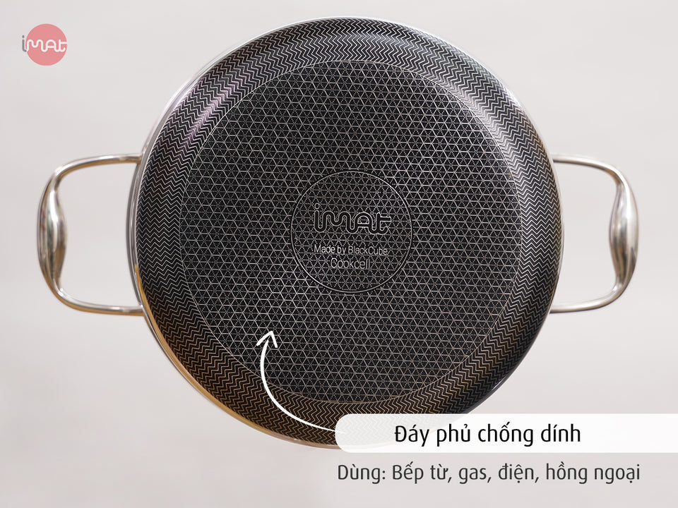 Nồi inox chống dính iMat Blackcube