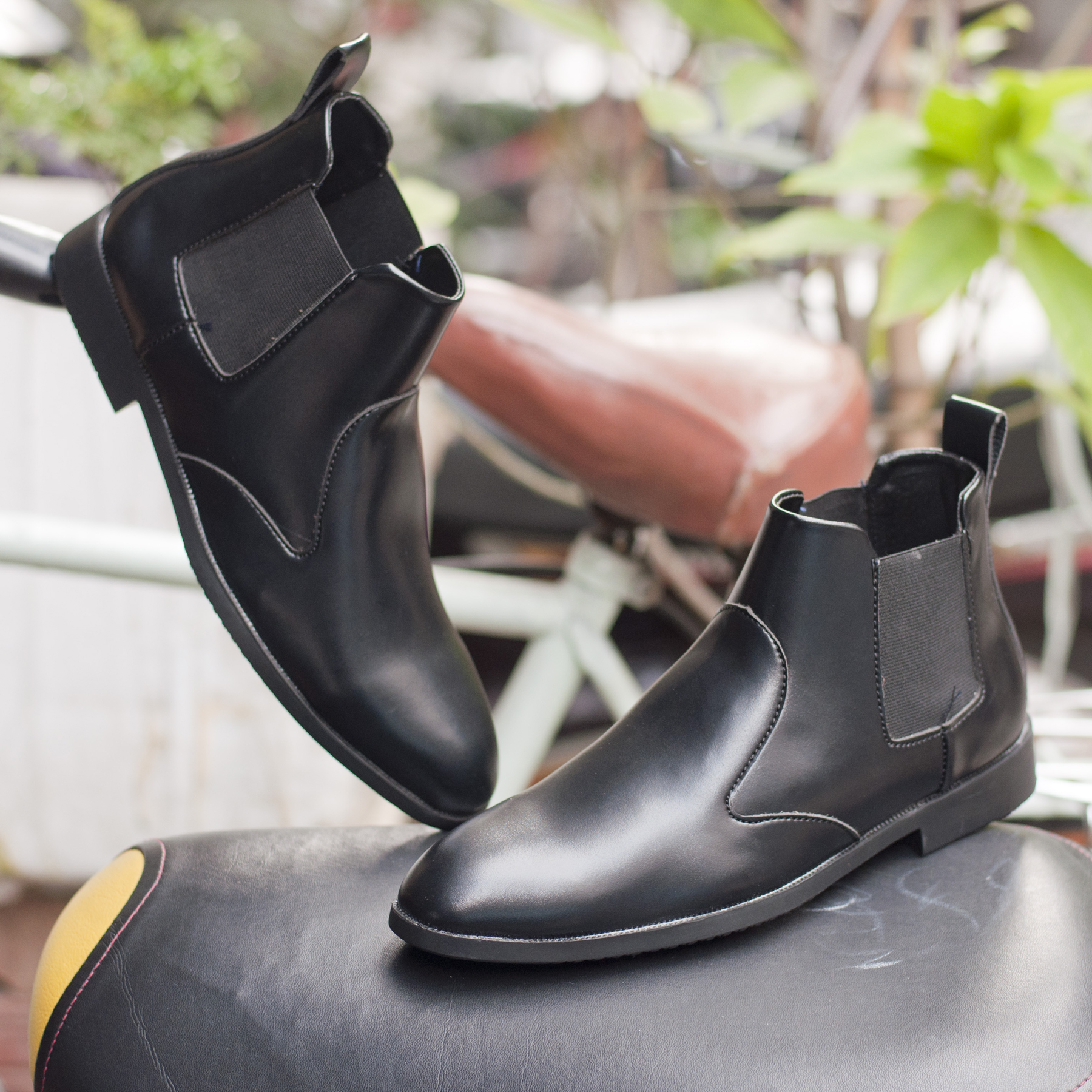 Giày Chelsea boot cổ chun da Nhám ver 2.0-CB520(GM)-Nhám