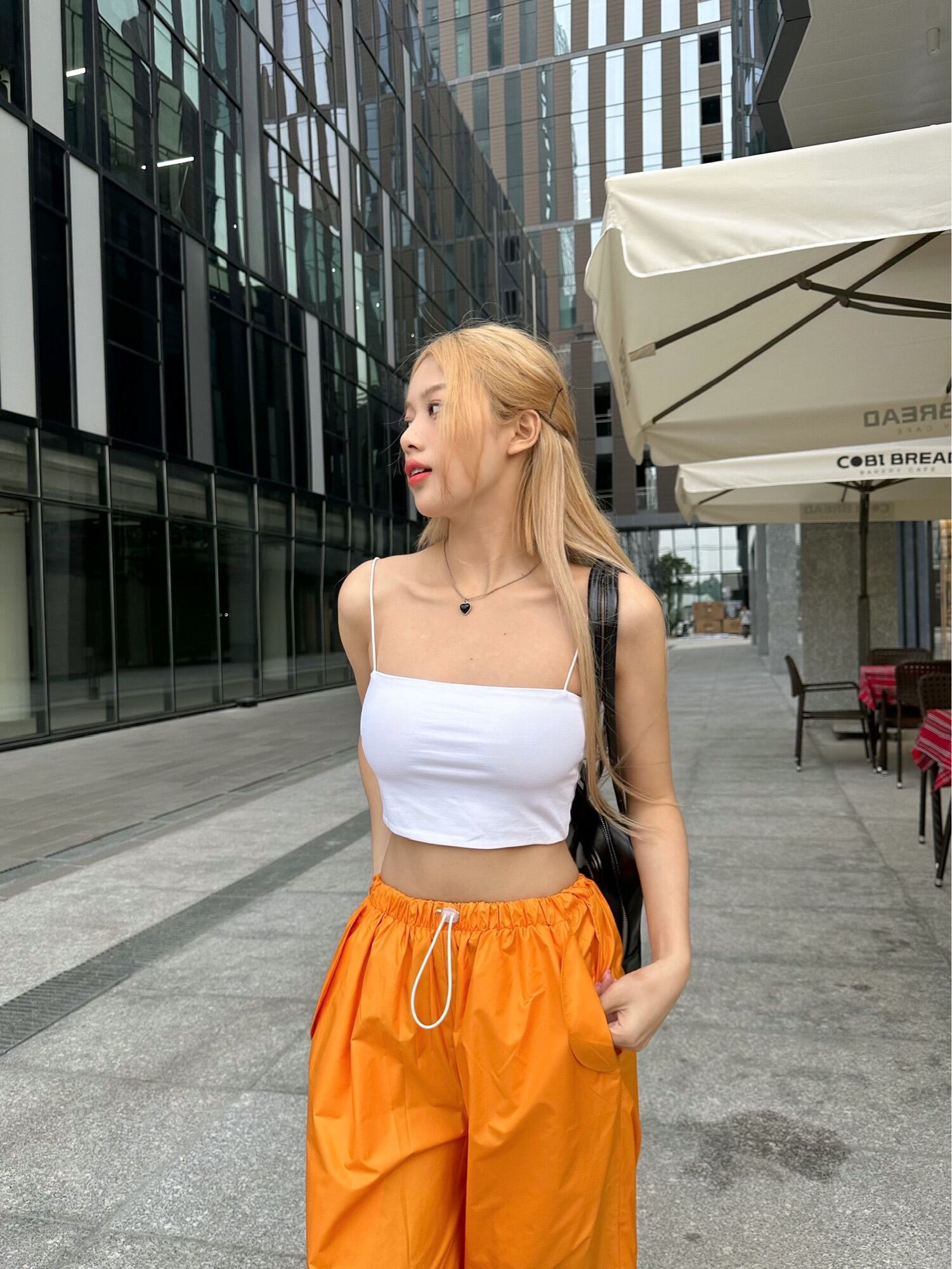 Áo croptop nữ 2 dây | LENA TOP - CLÉLIE