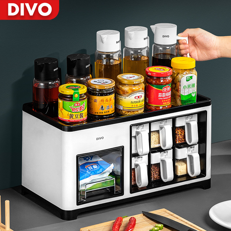 Spot parcel post German DIVO Kitchen Light Luxury Seasoning Box Soy Sauce