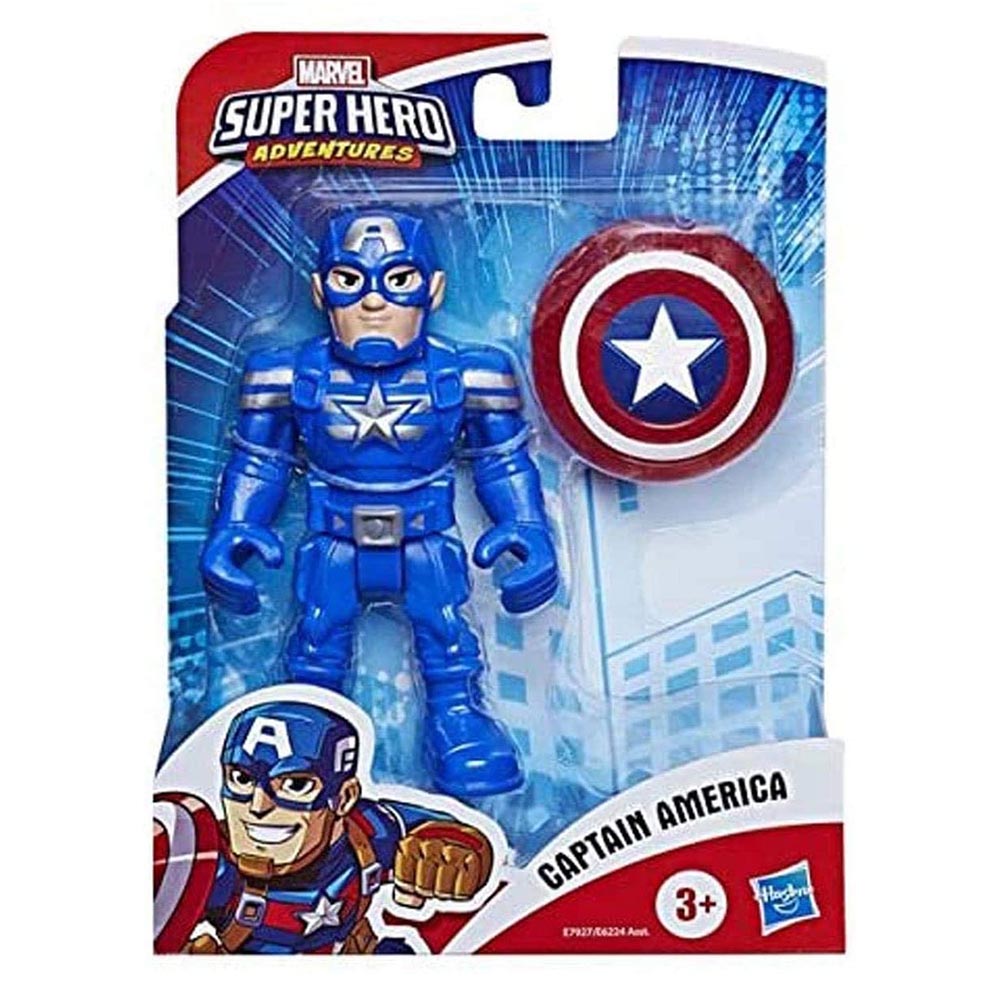 Đồ chơi mô hình Playskool Heroes - Biệt đội Siêu anh hùng Marvel Super Hero Adventures Collectible 12cm Fullbox