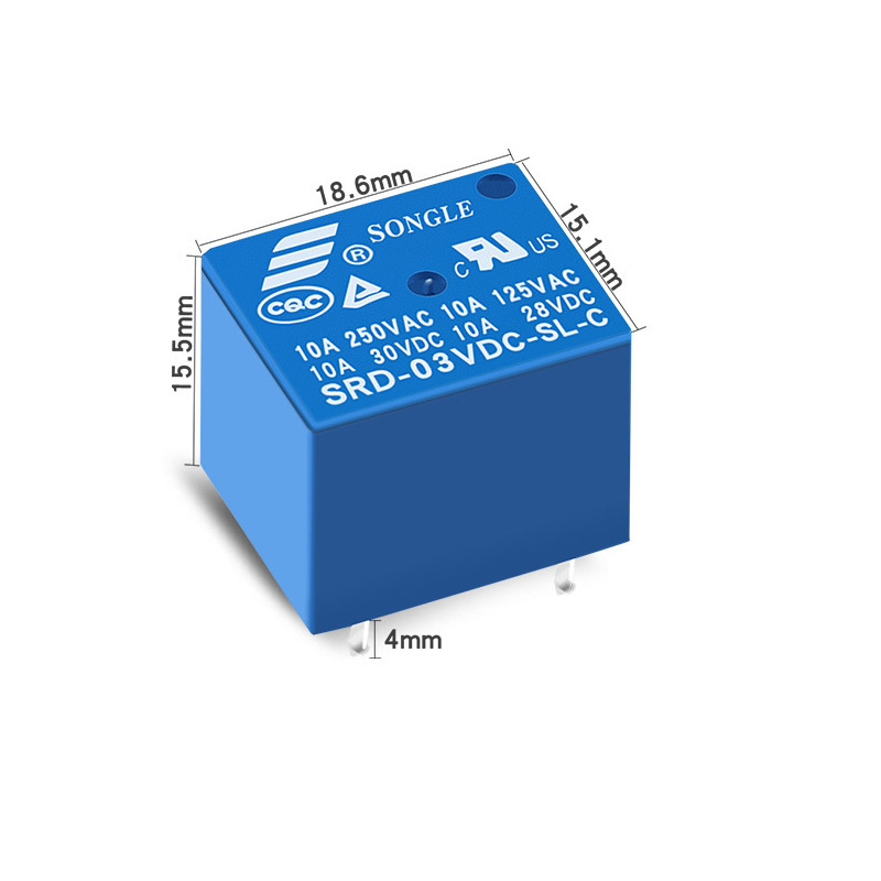 Rờ le 12v DC Ko Kèm Dây [ 1 Chiếc ]