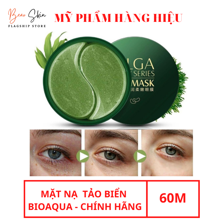 [HCM]60 Miếng Mặt Nạ Mờ Quầng Thâm Và Bọng Mắt BIOAQUA