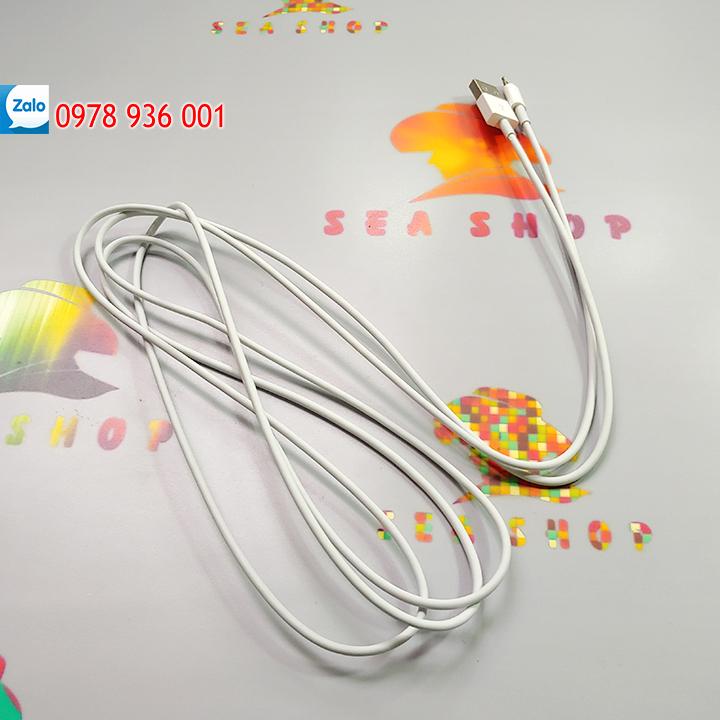 Cáp sạc dài 2m chân Micro USB và chân lightning dành cho iPhone, Samsung, Oppo, Nokia, HTC,...