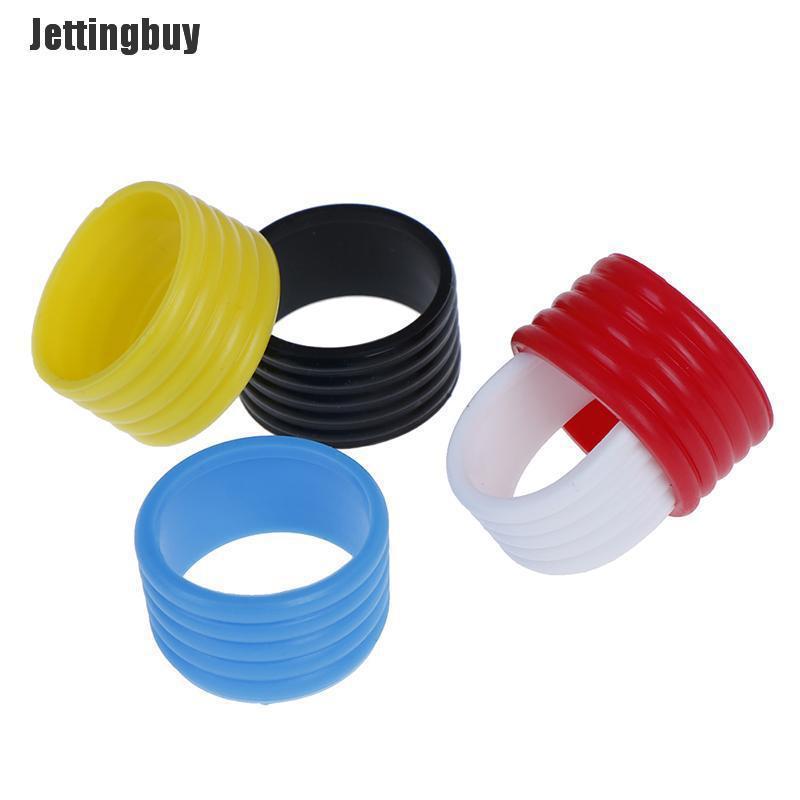 Jettingbuy 4 Cái Kẹp Vòng Cao Su Cho Vợt Tennis Vòng Cao Su Tay Cầm Co Giãn Co Giãn