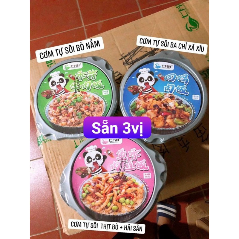 Cơm tự sôi chú gấu 4 vị