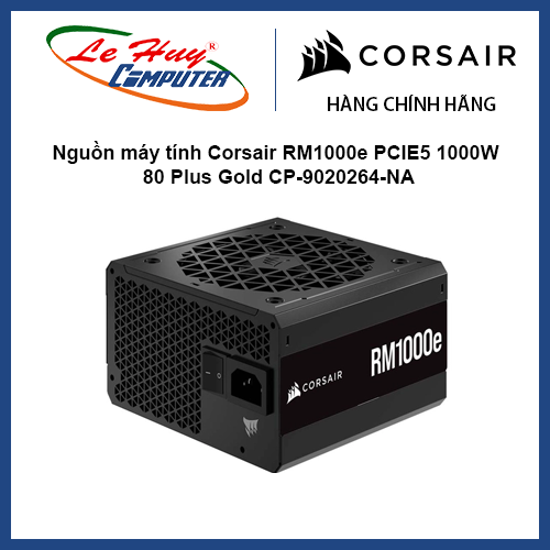 Nguồn máy tính corsair rm1000e pcie5 1000w 80 plus gold cp-9020264-na
