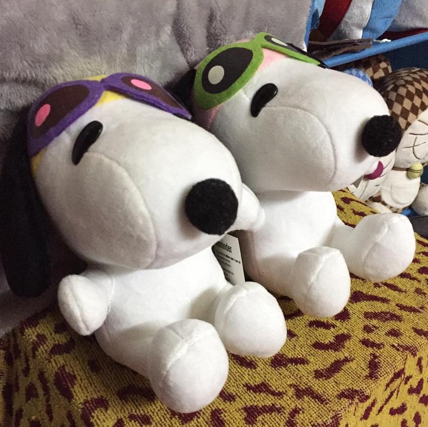 [HCM]Chó bông Snoopy đeo kính phi công màu sắc cực dễ thương