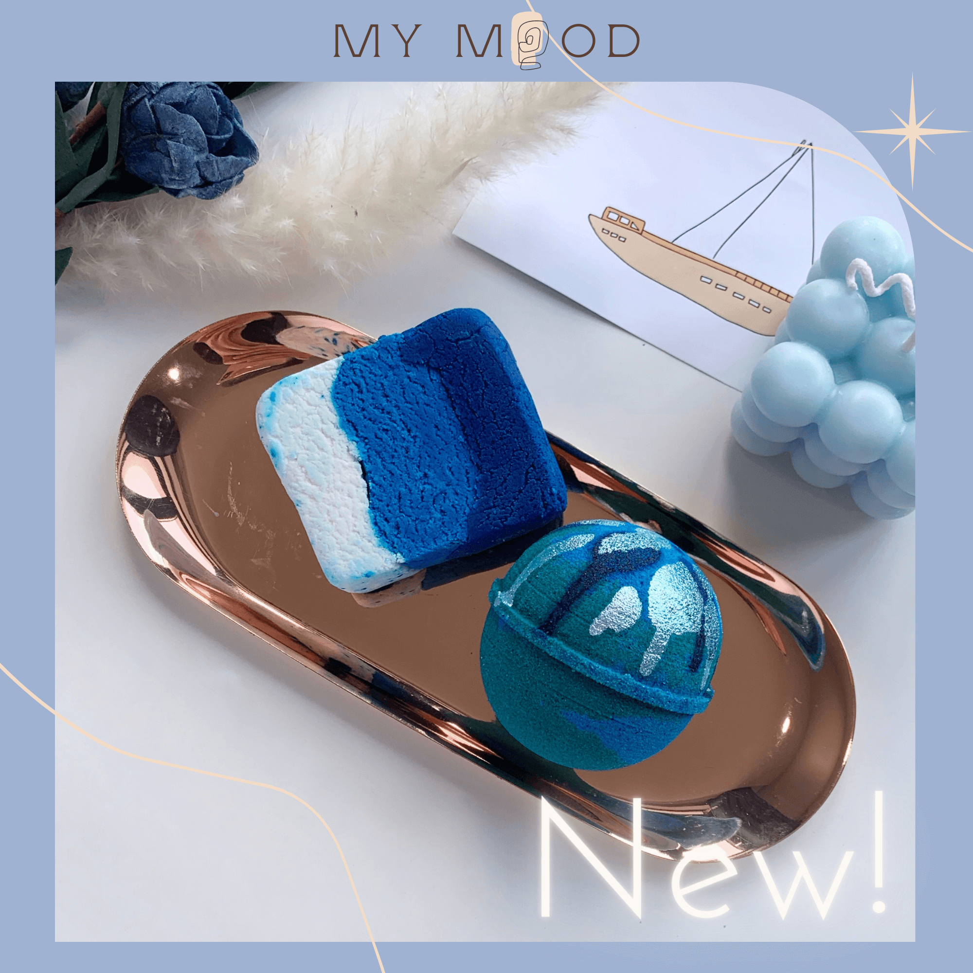 MY MOOD Serenity bath bomb set