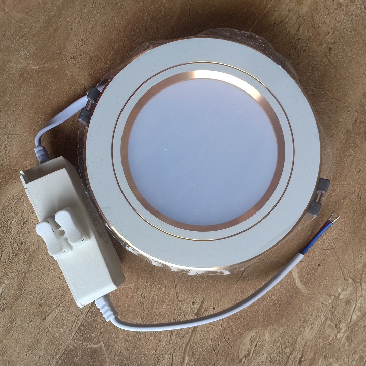 Đèn led Âm Trần AT10 ĐM 90/7W Đổi Màu Rạng  Đông lon dày