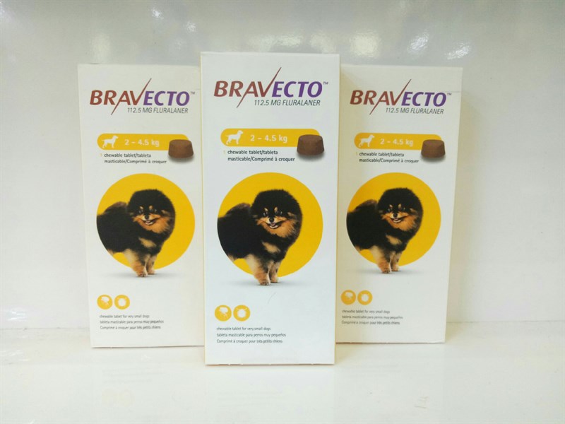 Thực phẩm phòng ve Bravecto  cho chó