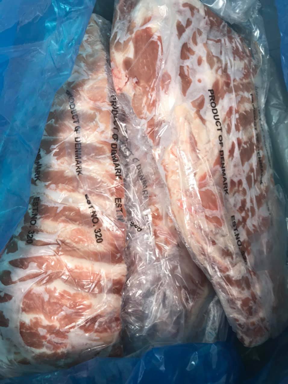 [CHỈ GIAO HÀ NỘI]  1,3KG Sườn lợn nhập khẩu ( 1 tấm nguyên )