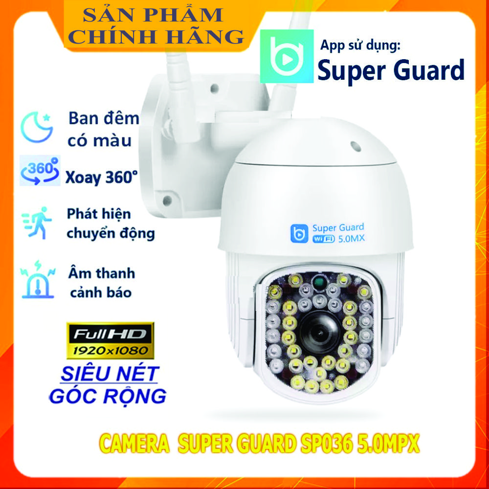 Camera Wifi thông minh Super Guard PTZ - siêu nét góc rộng