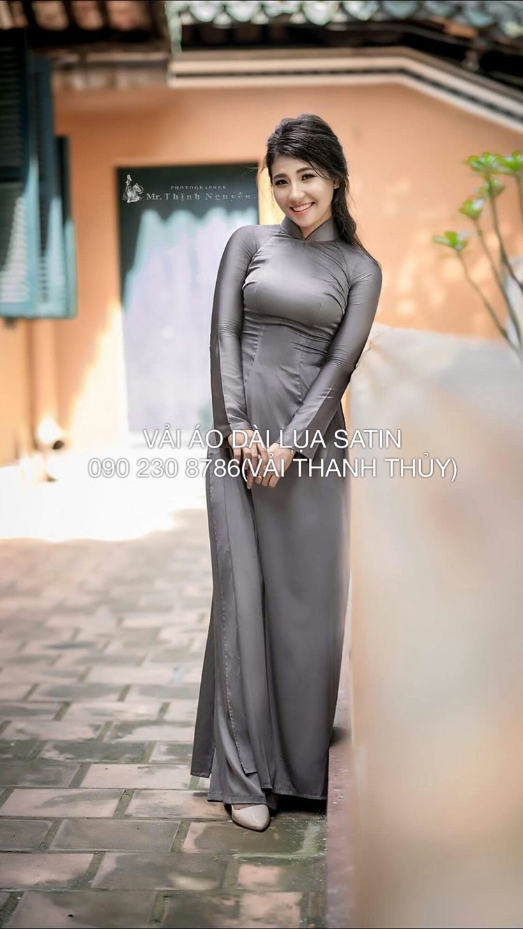 VẢI LỤA SATIN MAY ÁO DÀI - PIJAMA-DÒNG VẢI TRUNG CẤP