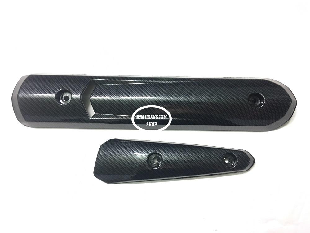 Ốp Pô Spark Nhựa Abs Cao Cấp Chế Gắn Xe Exciter Sirius Taurus Jupiter..Nhiều Loại Xe, An Toàn Và Dễ Dàng Tháo Lắp, Trang Trí Xe Rất Đẹp (Màu Carbon)