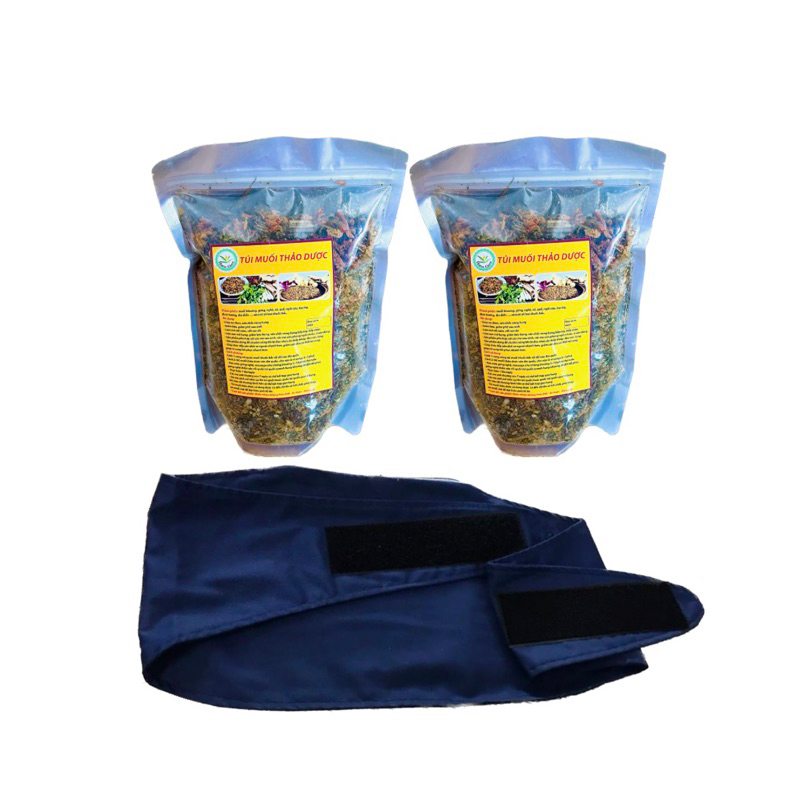 Muối thảo dượᴄ chườm bụng sau sinh giảm mỡ thừa giúp vòng eo thon gọn sau sinh