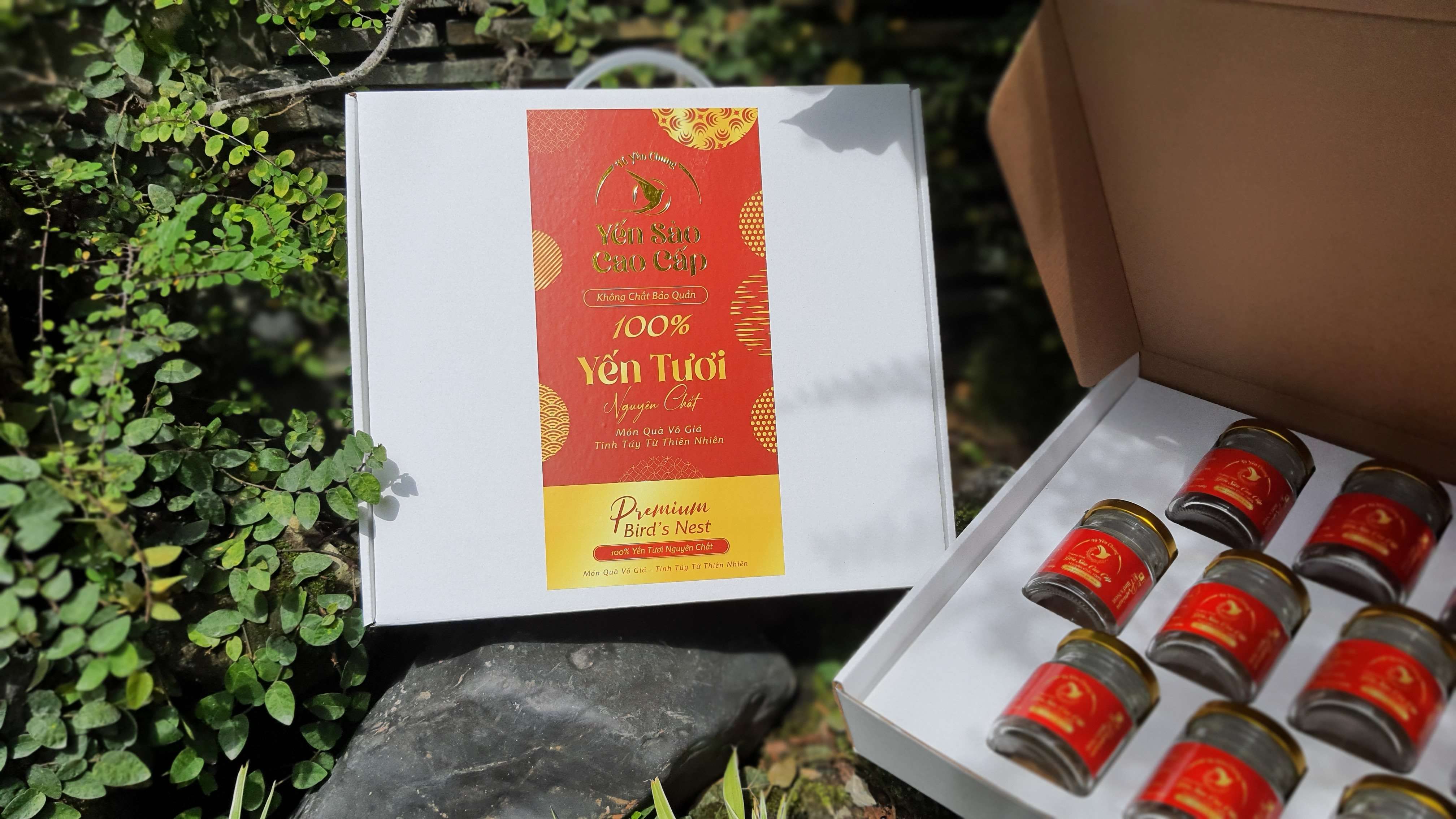 Combo 5 Hộp giấy cao cấp đựng 10 hủ yến