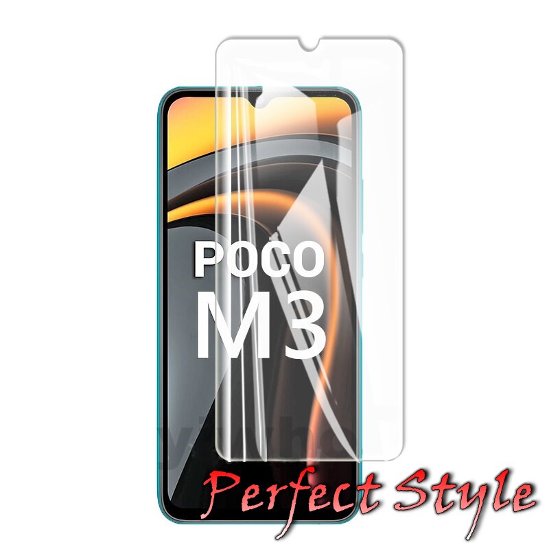 Cường lực Xiaomi Poco M3 trong suốt