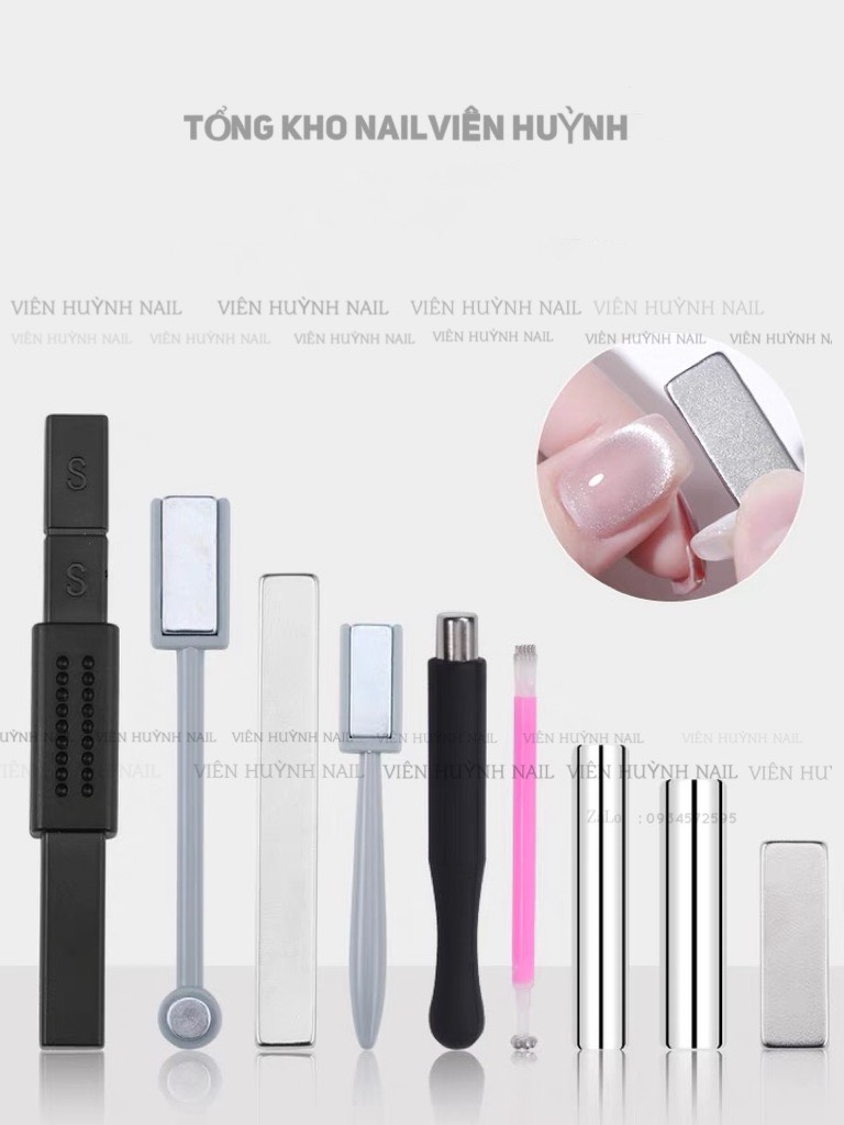 Nam châm hơ mắt mèo nail