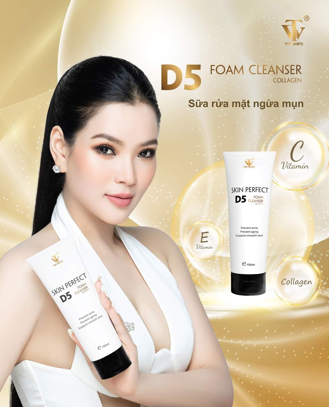 WHITE PERFECT D5 SỮA RỬA MẶT