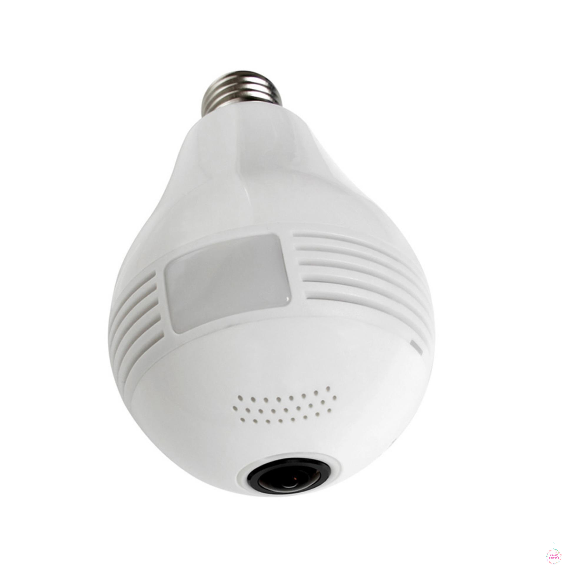 Camera IP VR 360 độ hình bóng đèn V380