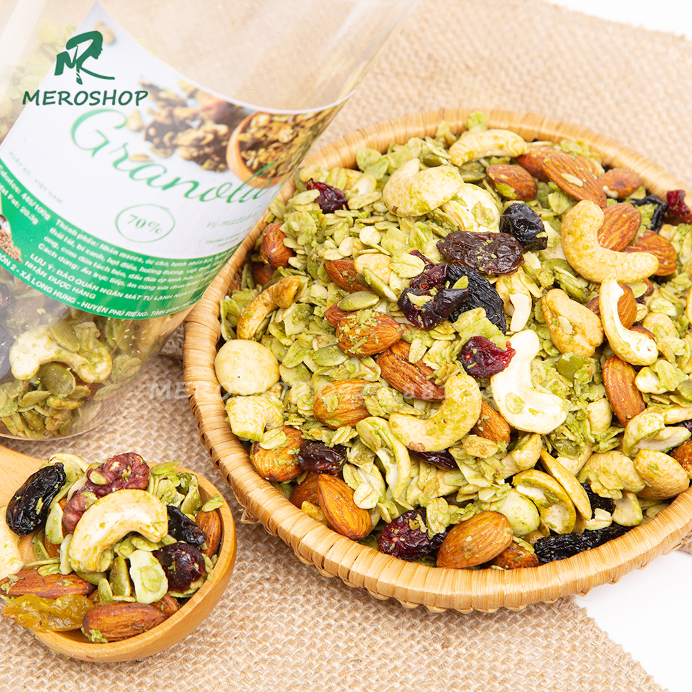 500GRAM GRANOLA 70% HẠT 30%YẾN MẠCH
