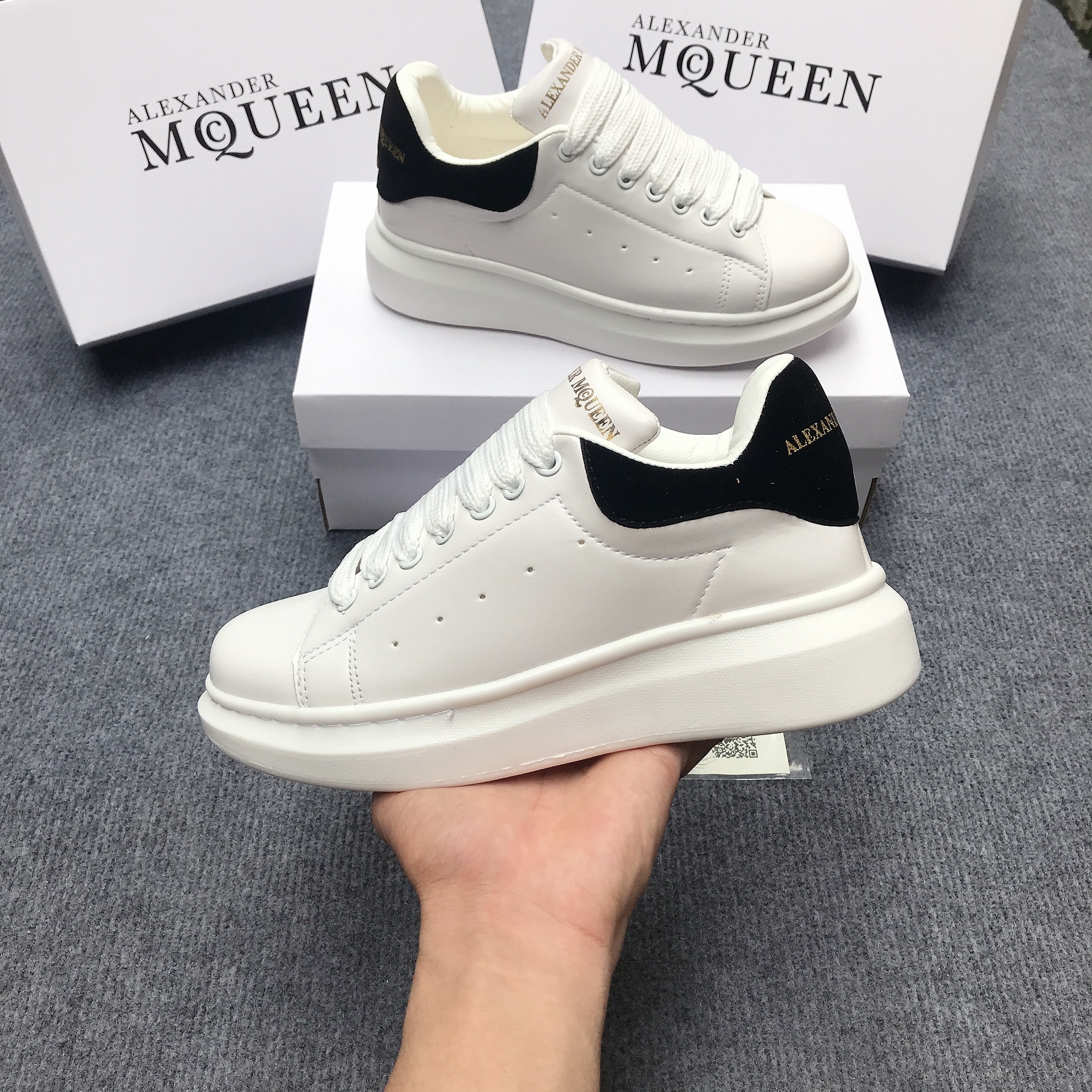 [Fullbox, Bill + Tất + Lọ tẩy trắng] Giày thể thao nam nữ Alexander Mcqueen 36-43
