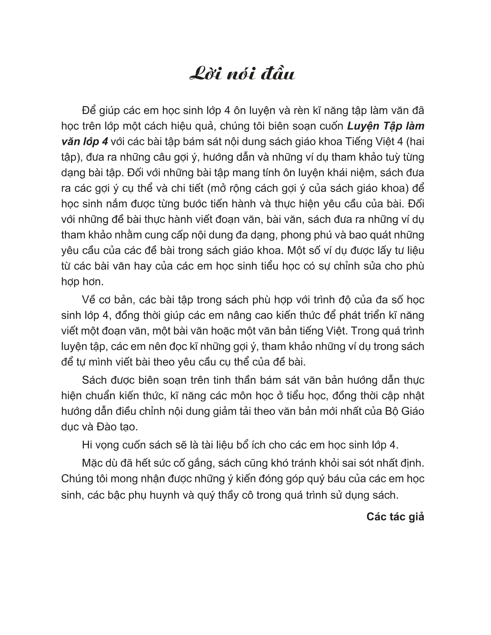 Fahasa - Luyện Tập Làm Văn Lớp 4 (Tái Bản 2019)