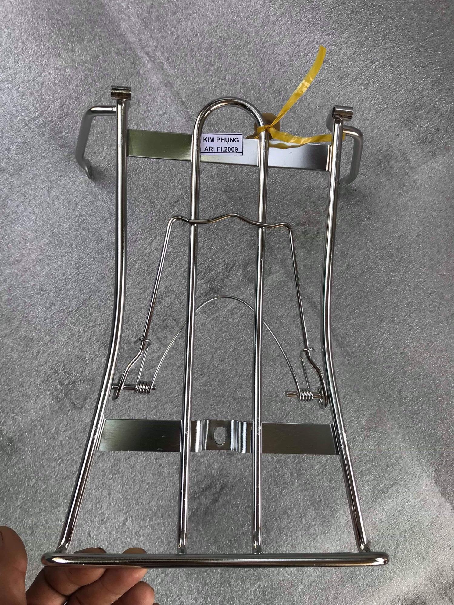 BAGA BỬNG AIR BLADE 2008- 2009 INOX 8LY NẮP XĂNG HÔNG