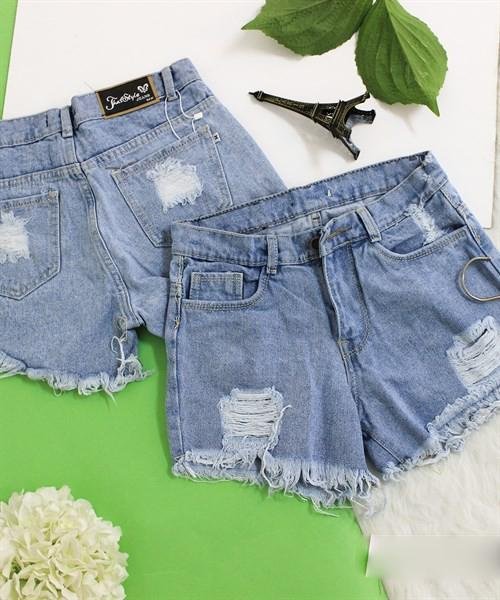 Quần Short Jean Nữ Rách
