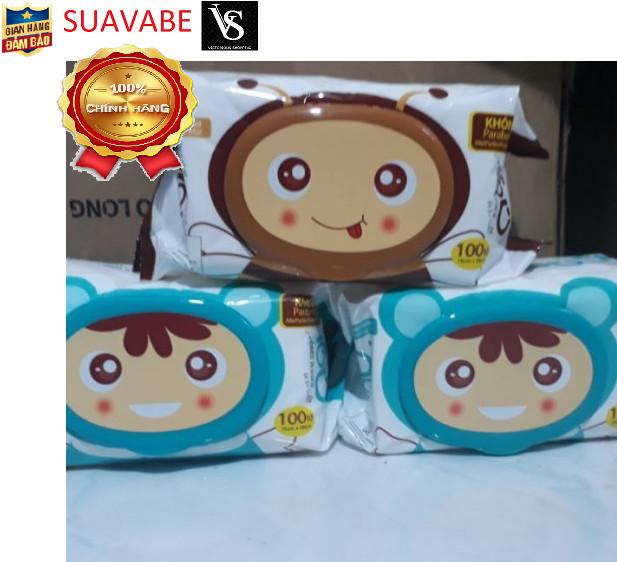 Khăn Ướt Agi 100 Tờ Không Hương (Màu Ngẫu Nhiên)