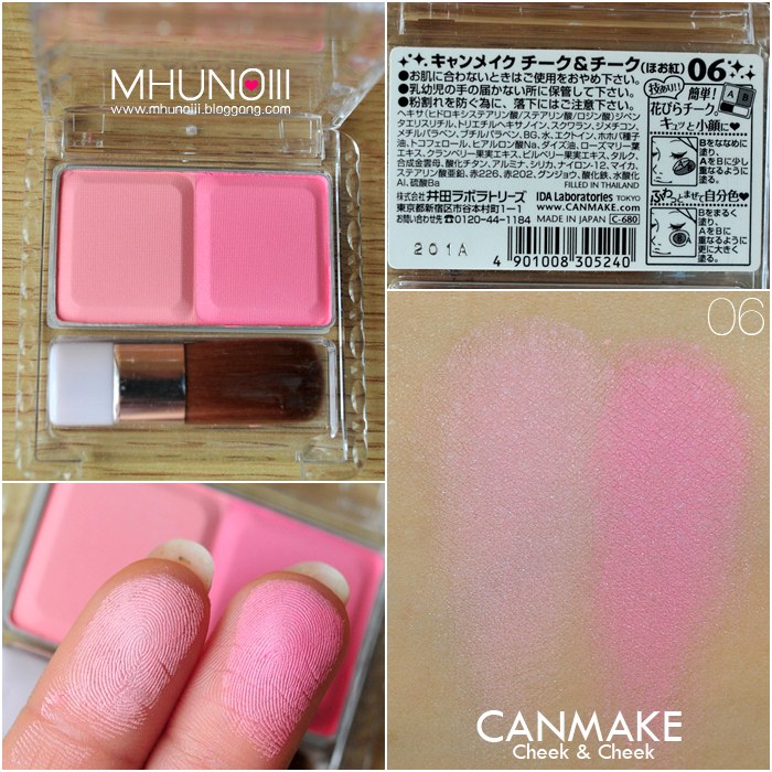 Phấn má Canmake cheek&cheeck  5g (Màu 06)