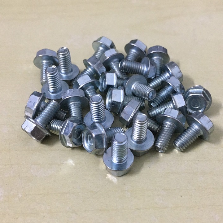 50 CON - M5x10mm BULONG LIỀN LÔNG ĐỀN - BULON LÔNG ĐỀN