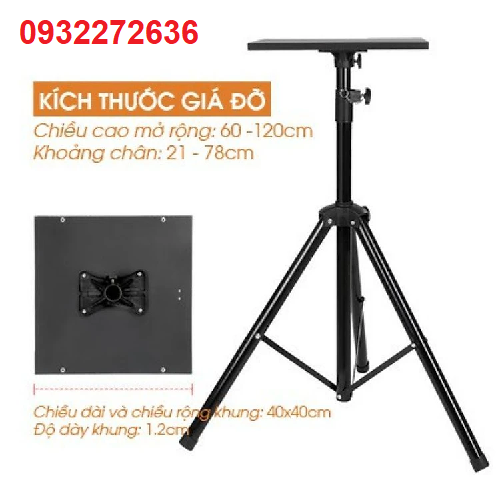 Chân Máy Chiếu Đa Năng - Gọn, Nhẹ, Chắc Chắn - Sử Dụng Dễ...