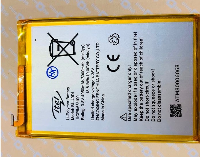 Pin thay thế điện thoại ITel P51 BL-49DI