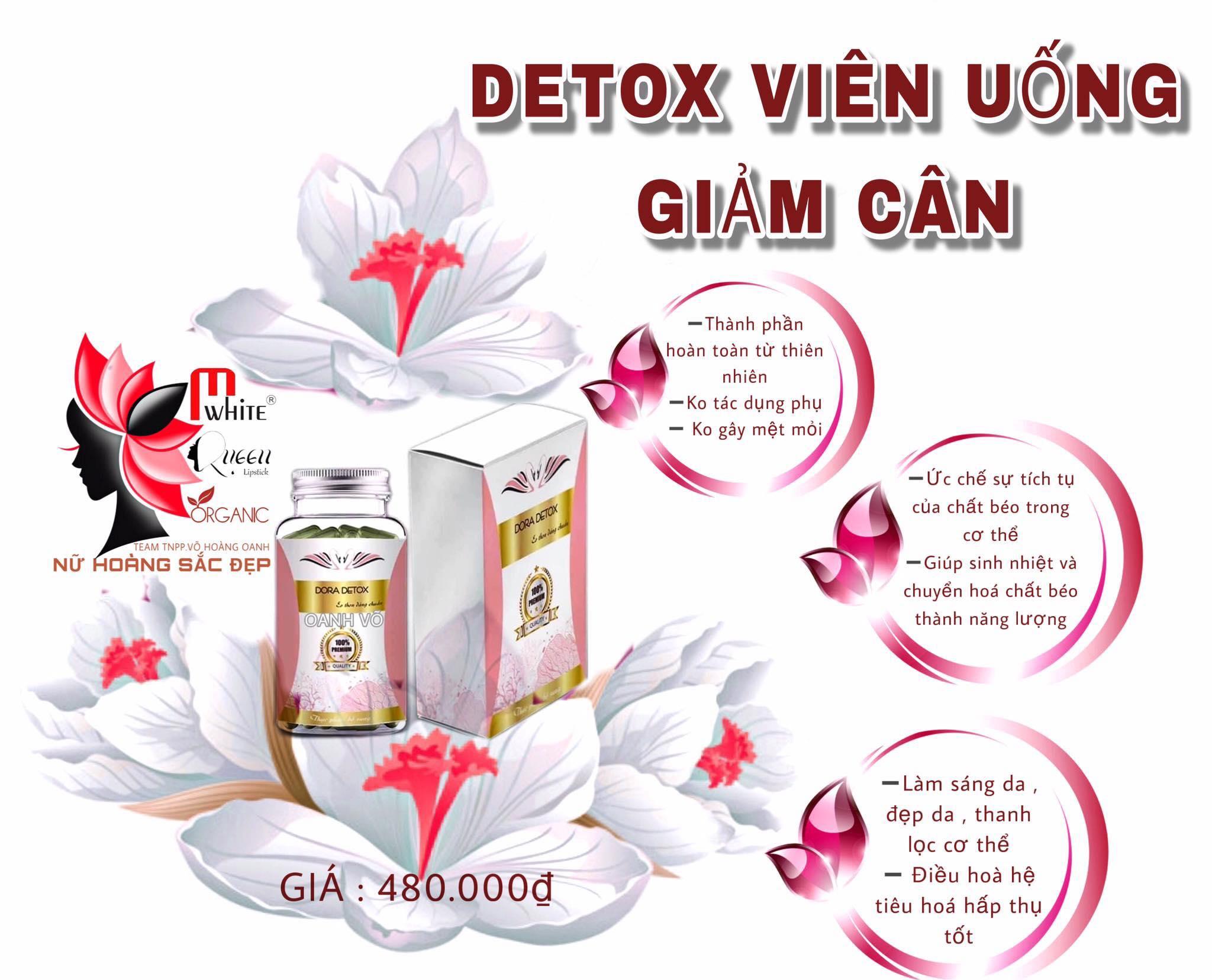 Viên tinh nghệ + dora detox