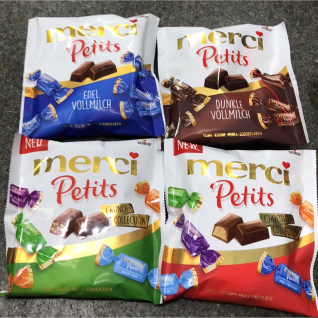 KẸO SOCOLA MERCI PETITS 125G ĐỦ VỊ