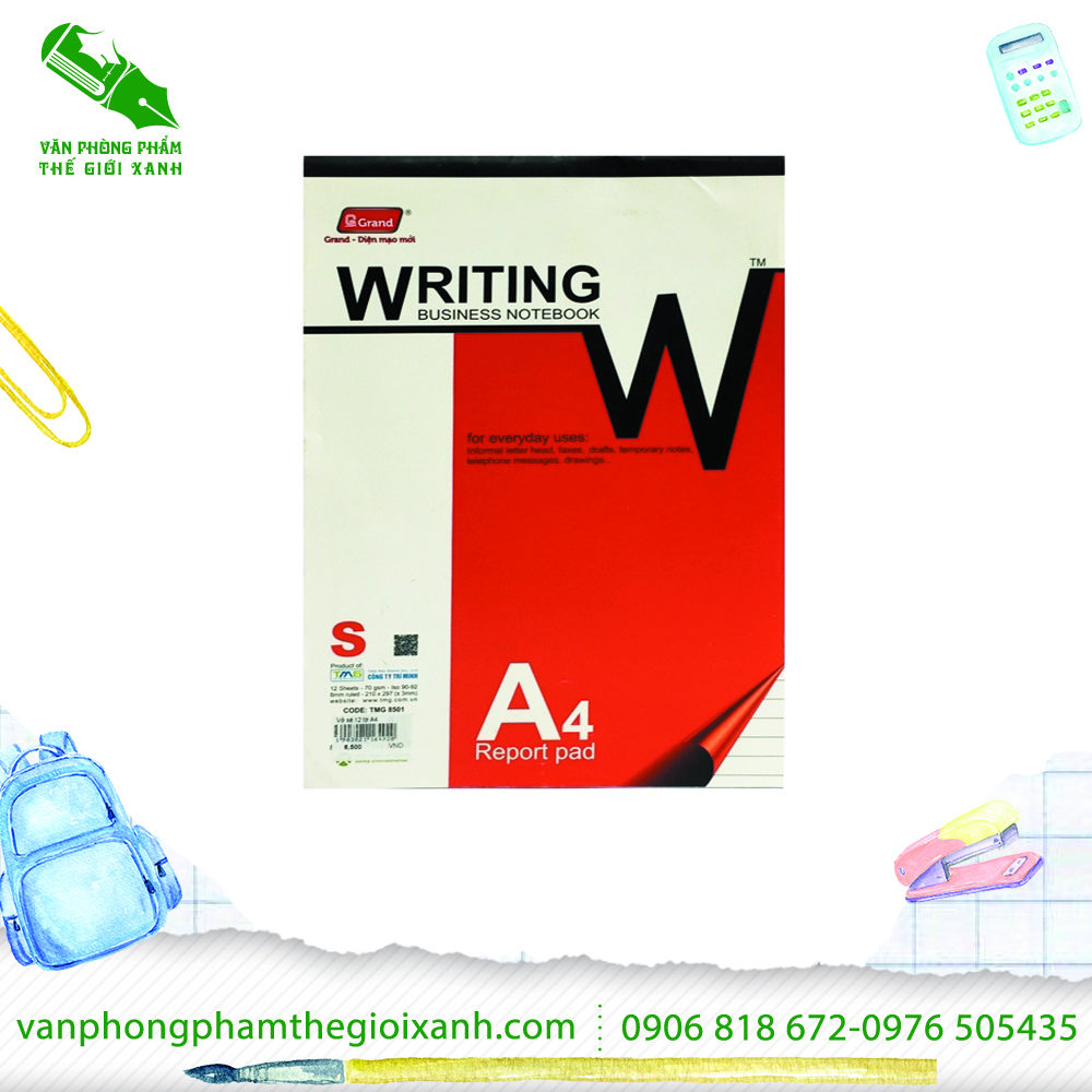 Vở xé grand a4 8501