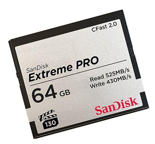 Thẻ nhớ  CF SanDisk 64GB Extreme PRO CFast 2.0 (525MB /s)