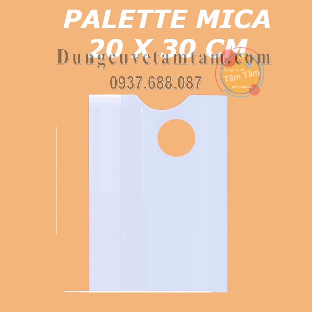 Khay Bảng pha màu Nhựa (Palette) - Khay pha màu