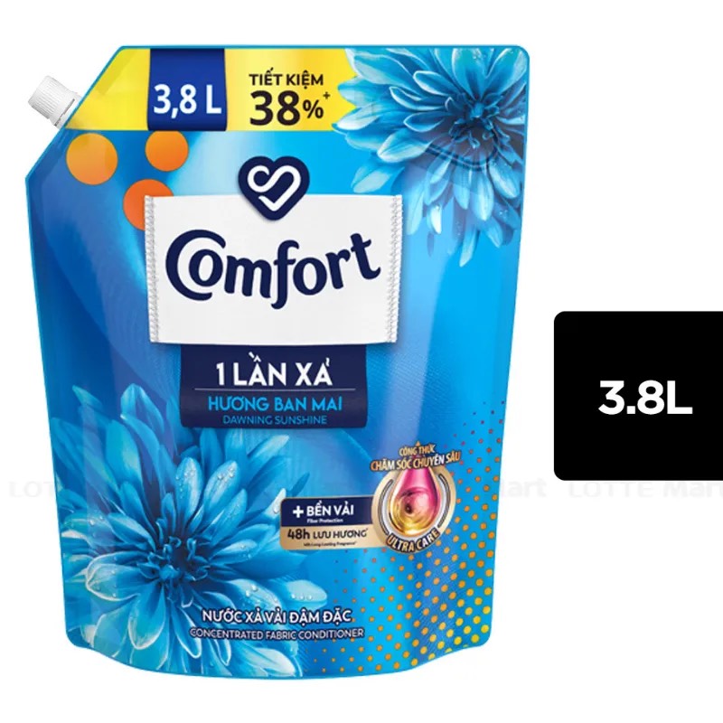 NƯỚC XẢ LÀM MỀM VẢI COMFORT 3,8L