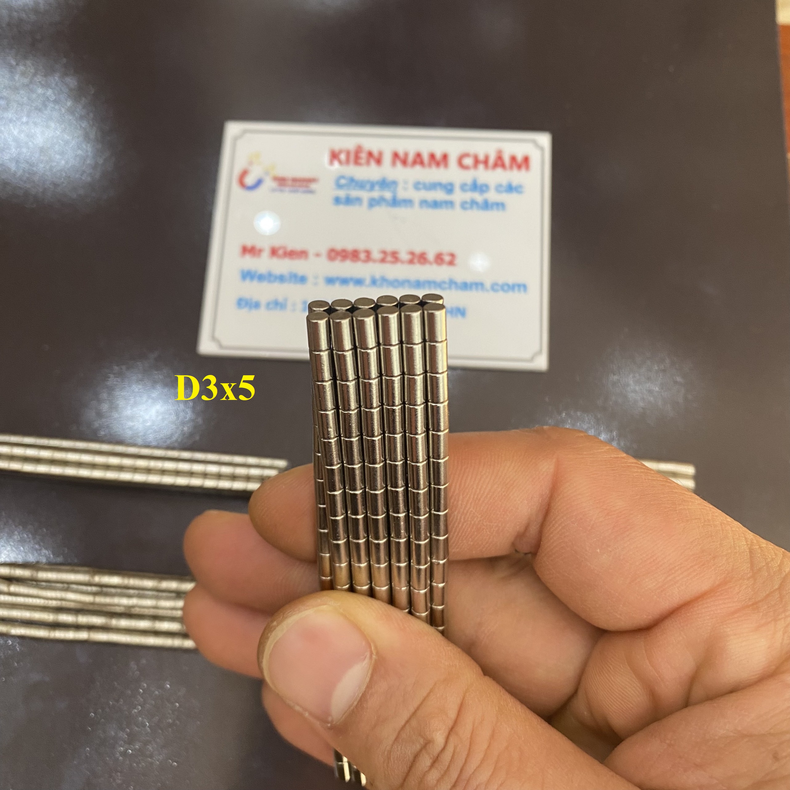 Combo 10v, 20v, 30v, 50v nam châm đất hiếm phi 2mm, 3mm siêu nhỏ siêu mạnh