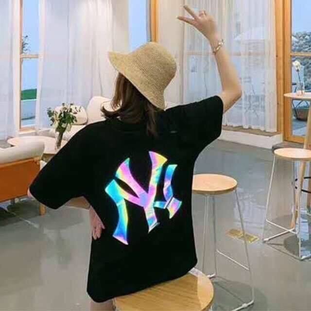 ÁO THUN TAY LỠ PHẢN QUANG NY 7 MÀU THỜI TRANG SAKURA MS770